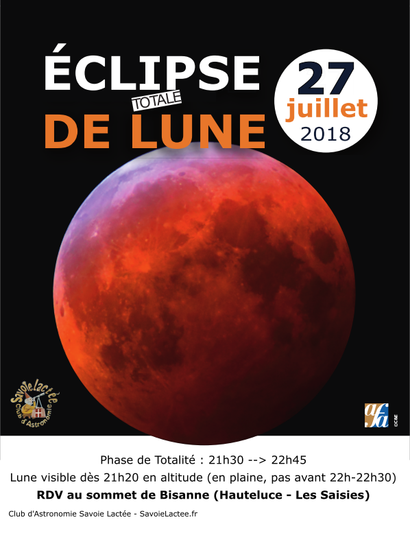 Affiche Eclipse Lune Bisanne