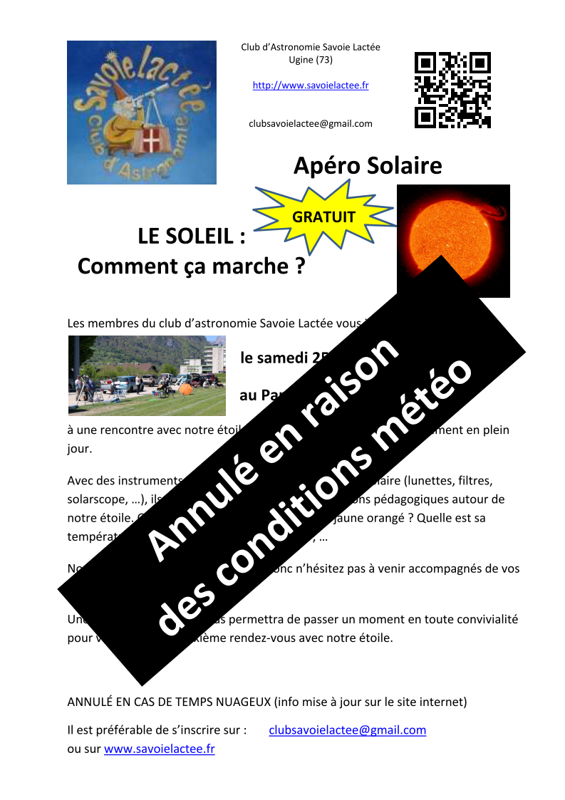 2019 05 25 Apéro Solaire annulé