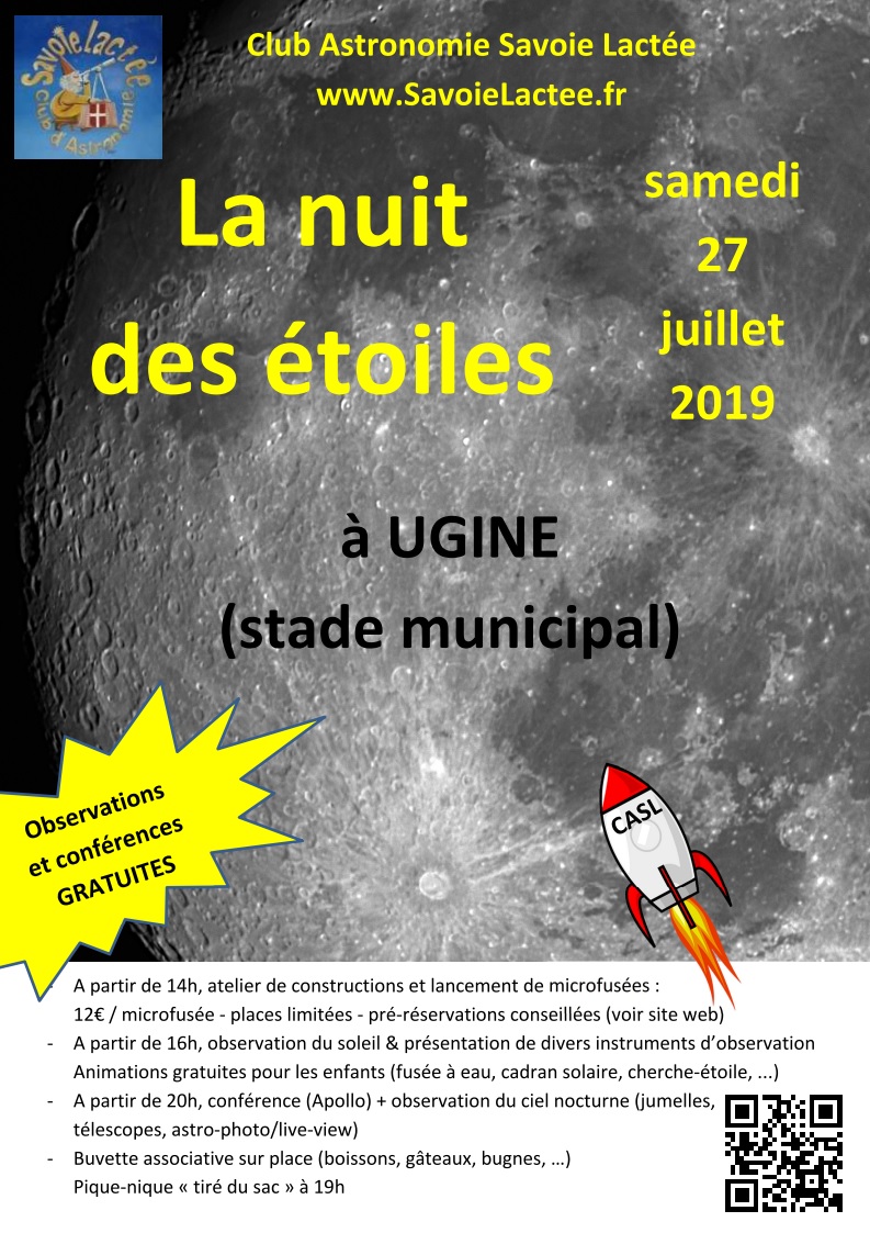 2019 07 27 Nuit des étoiles 2019 à Ugine