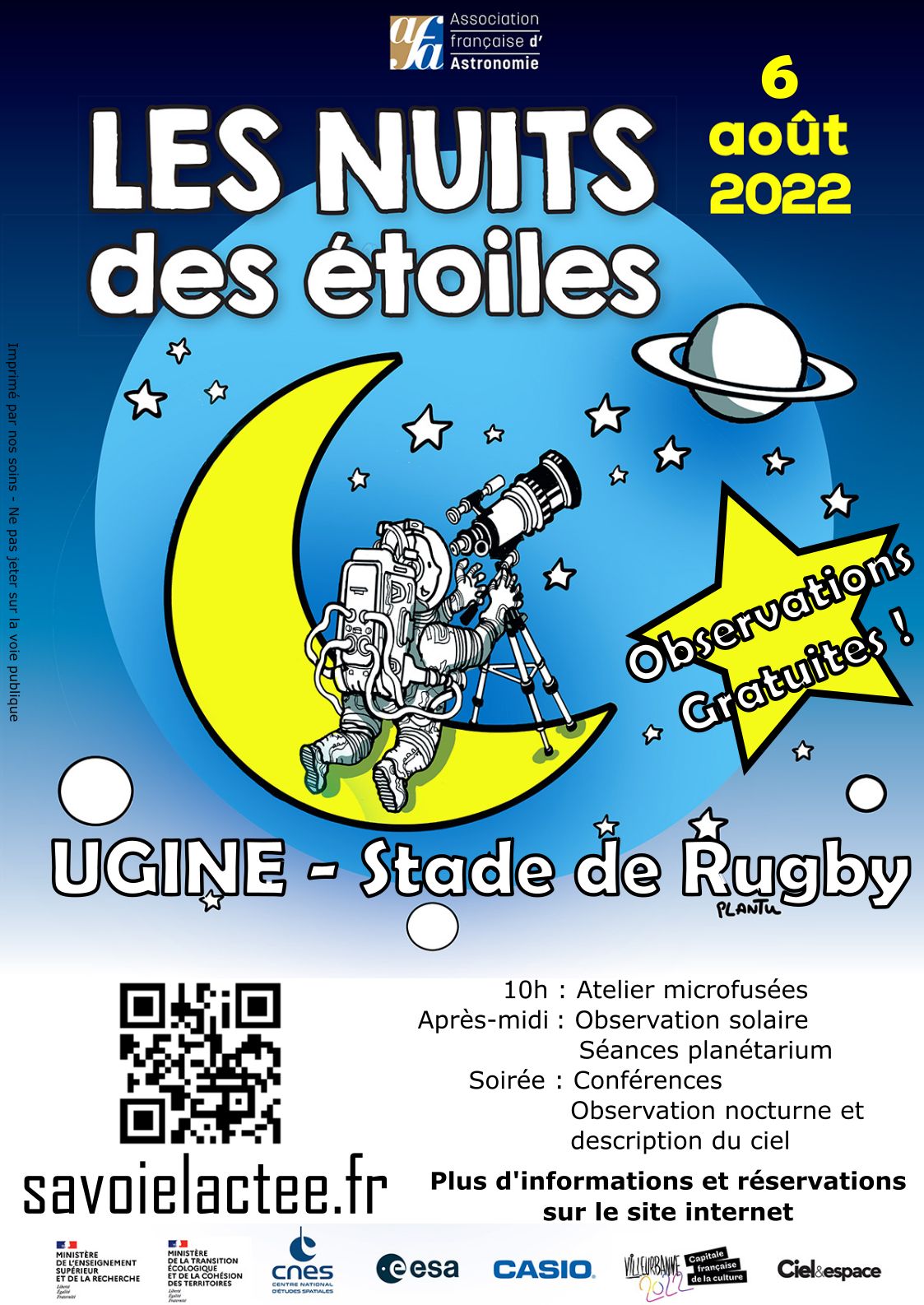 Affiche Nuit des étoiles 2022